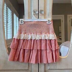 LoveShackFancy Mini Skirt